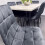 6 Seater Dining Table With Velvet Chairs Set 7