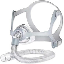 Universal CPAP Nasal Pillow Sleep Mask - Reusable Silicone Seal, Skin-Friendly, Lightweight with Headgear, Elbow, Cushion & Tube (L)