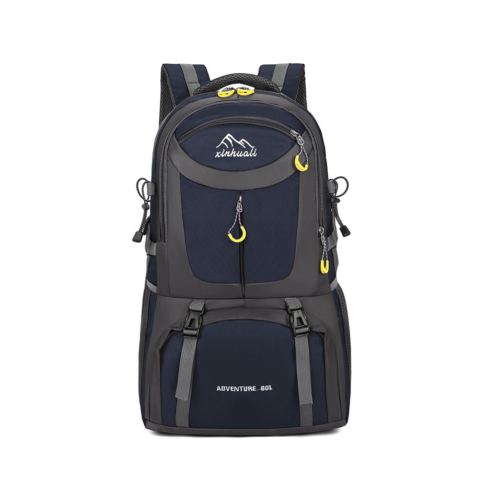 (Navy, 40L) Unisex Backpack Hiking 60l Breathable Waterproof For Camping Skiing Durable Bag-image-OPC-PGYS7RV-NEW