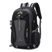 (Black) Lightweight Hiking Pack With Oxford Material For Adventure And Travel Gift Bag