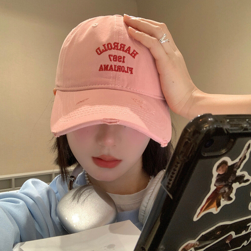 (Pink) Harrold Letter 1987 Embroidered Baseball Cap For Unisex Breathable Adults Hat-image-OPC-PGYS9TH-NEW