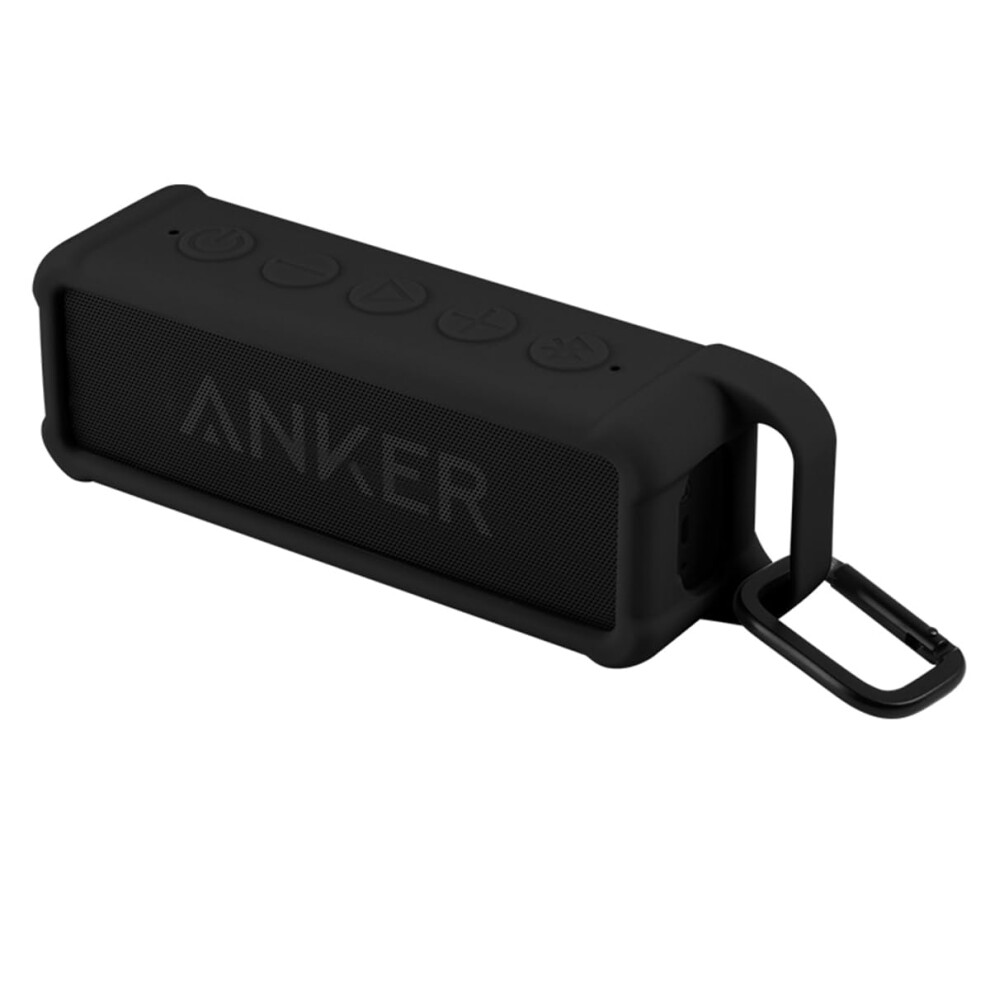 Silicone Case for Anker Soundcore 2 SpeakerProtective Cover Portable Speaker Travel Bag Carrying Case for Soundcore 2