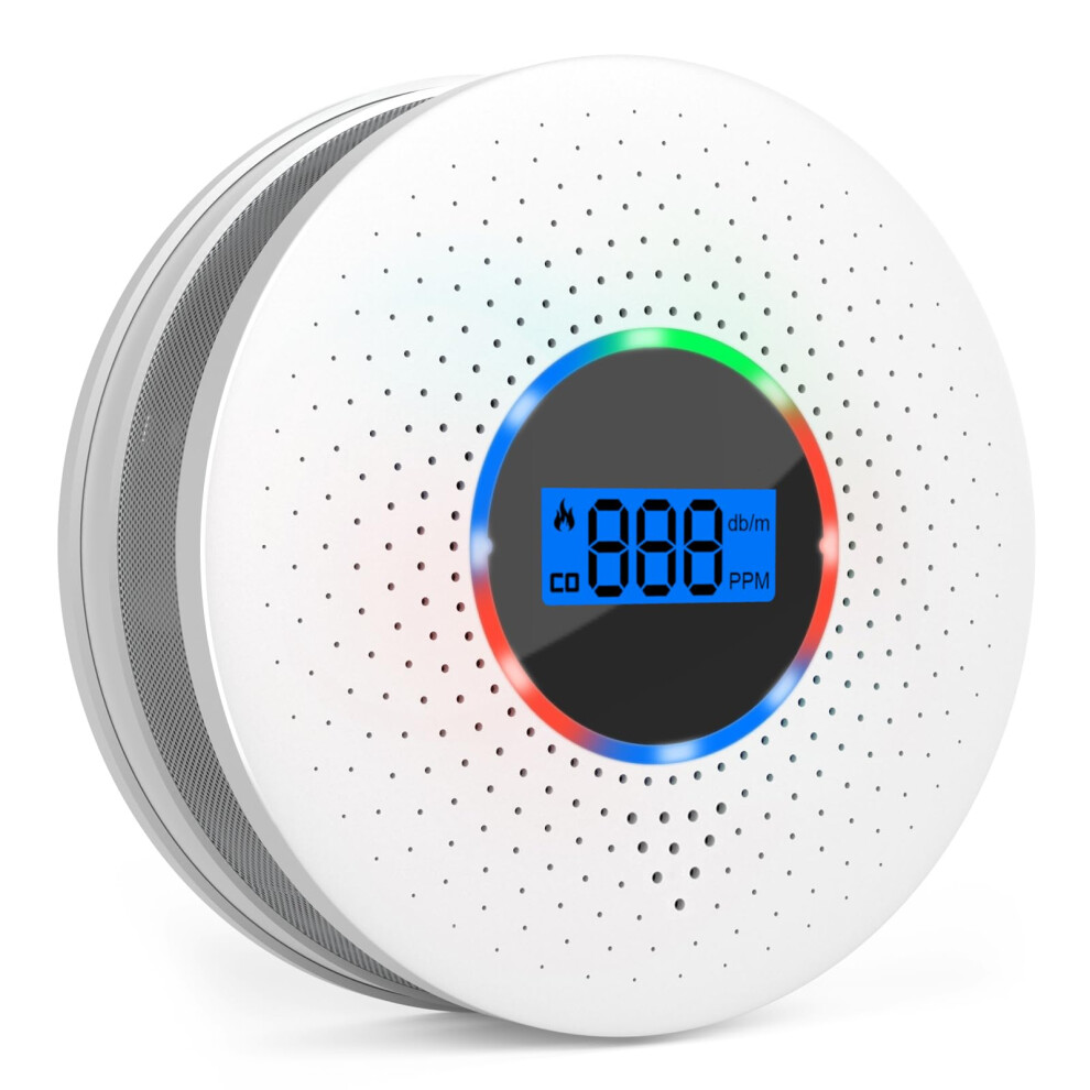 Smoke And Carbon Monoxide Alarm With Digital Display, Combination Smoke & Carbon Monoxide Detectors For Home Safety, Smoke Alarm And Carbon Monoxide 5013400841192