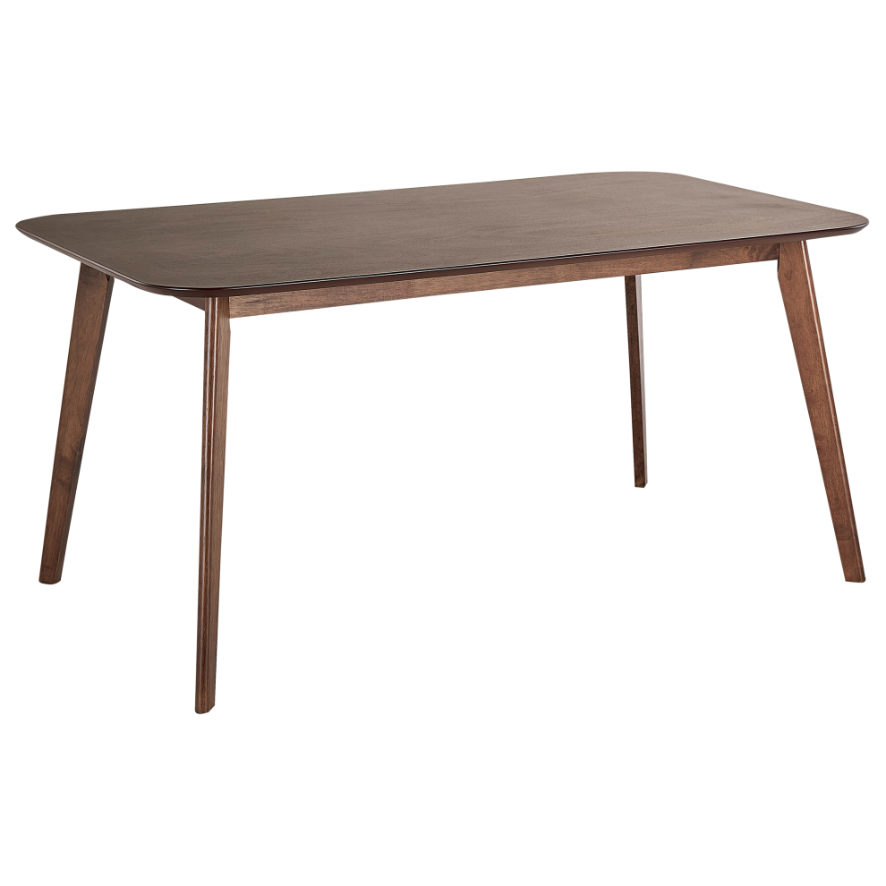 Dining Table EPHRATA Dark Mahogany 150 cm 90 cm