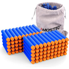 100PCS Refill Foam Darts Bullets for Nerf N-Strike Elite 2.0 Series,Compatible with All Elite Blasters-Blue