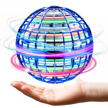 Flying Orb Ball Toy, Hover Ball Boomerang Ball, Hand Controlled Fidget Flying Spinner with Magic Lights, Mini Drone Cool Stuff Gadgets Gifts Toys for