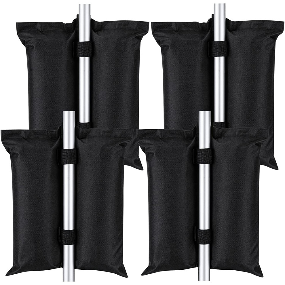 4Pcs Gazebo Weights Bags, Heavy Duty 600D Canopy Tent Weights Bag 100LBS Sand Bags for Pop up Canopy Tent Parasols Terrace Tents Umbrella Garden