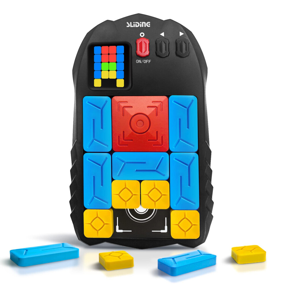 Super Slide Puzzles Brain Games, with 500+ Levels Electronic Handheld Game, Challenges Brain Teaser Puzzles, Learning & Education Travel Stem Toys for