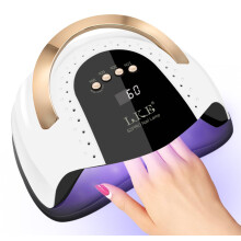 UV Nail Lamp 268W Gel Nail Lamp Nail Dryer UV Lamps for Gel Nails, Professional LED Nail Lamp with Automatic Sensor / 4 Timer Setting, Portable UV/LED
