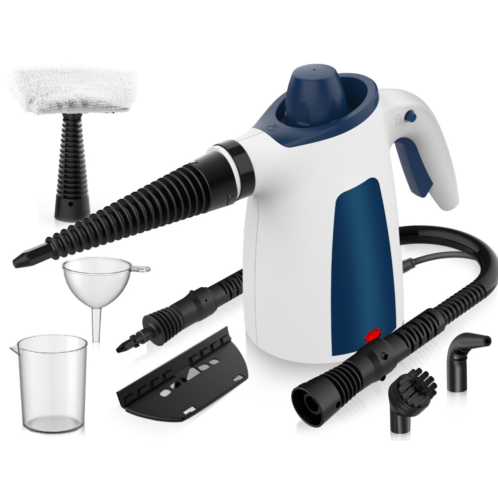 Steam Cleaner, HandHeld Steam Cleaners, Portable Steam Cleaning, Steam Cleaner Hand Held, Multi-Purpose Portable Steamer with 9 Accessory Kit for Sofa