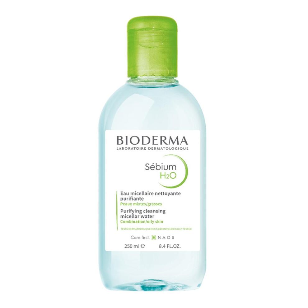 Sébium H2O - Purifying Micellar Water for Oily, Combination & Acne Prone Skin, Cleanser Removes Impurities, Pollution & Pollen, Gentle Makeup Remover