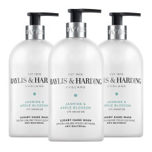 Jasmine and Apple Blossom Anti-Bacterial Hand Wash, 500 ml (Pack of 3) - Vegan Friendly