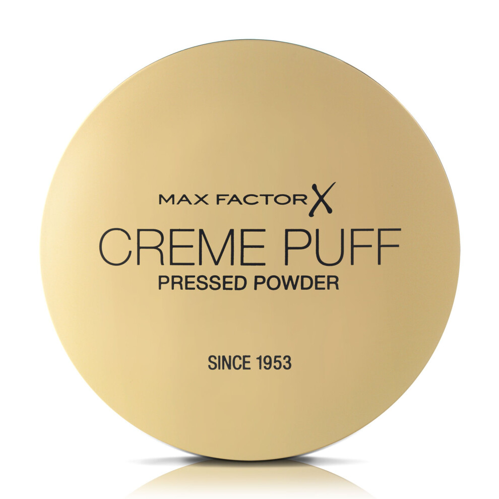 Cream Puff Pressed Compact Powder, Glowing Formula for All Skin Types, 41 Medium Beige, 21 g