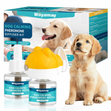 3-in-1 Dog Calming Plug In for Dog Anxiety Relief, Calming Dog Pheromone Diffuser with 1 Diffuser + 2 Refills for 60-Day, for all Breeds and Ages