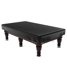 Billiard Pool Table Cover,6/7 FT Snooker Pool Table Dust Cover, , Heavy Duty Oxford Fabric Anti-UV Tear Resistant Windproof Water Resistant, Black
