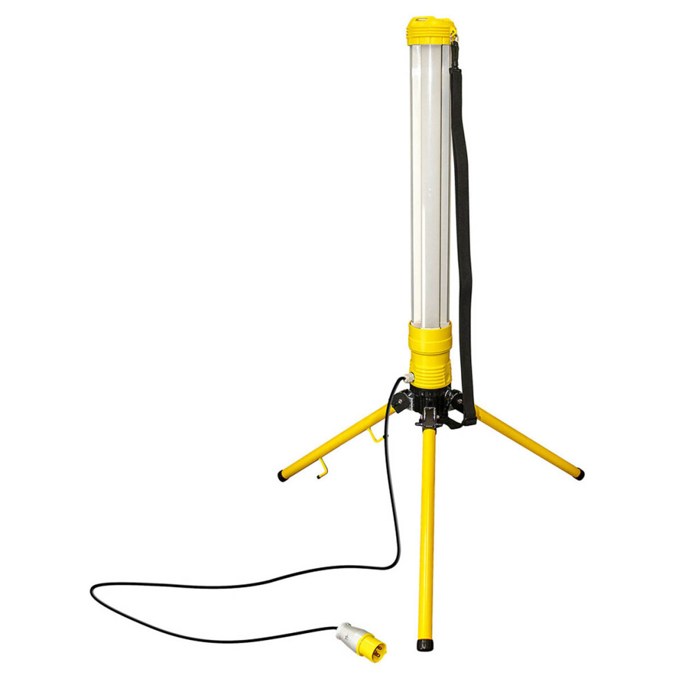 Luceco Work Light Tripod Integrated LED 360 Open Area 110V Foldable Portable