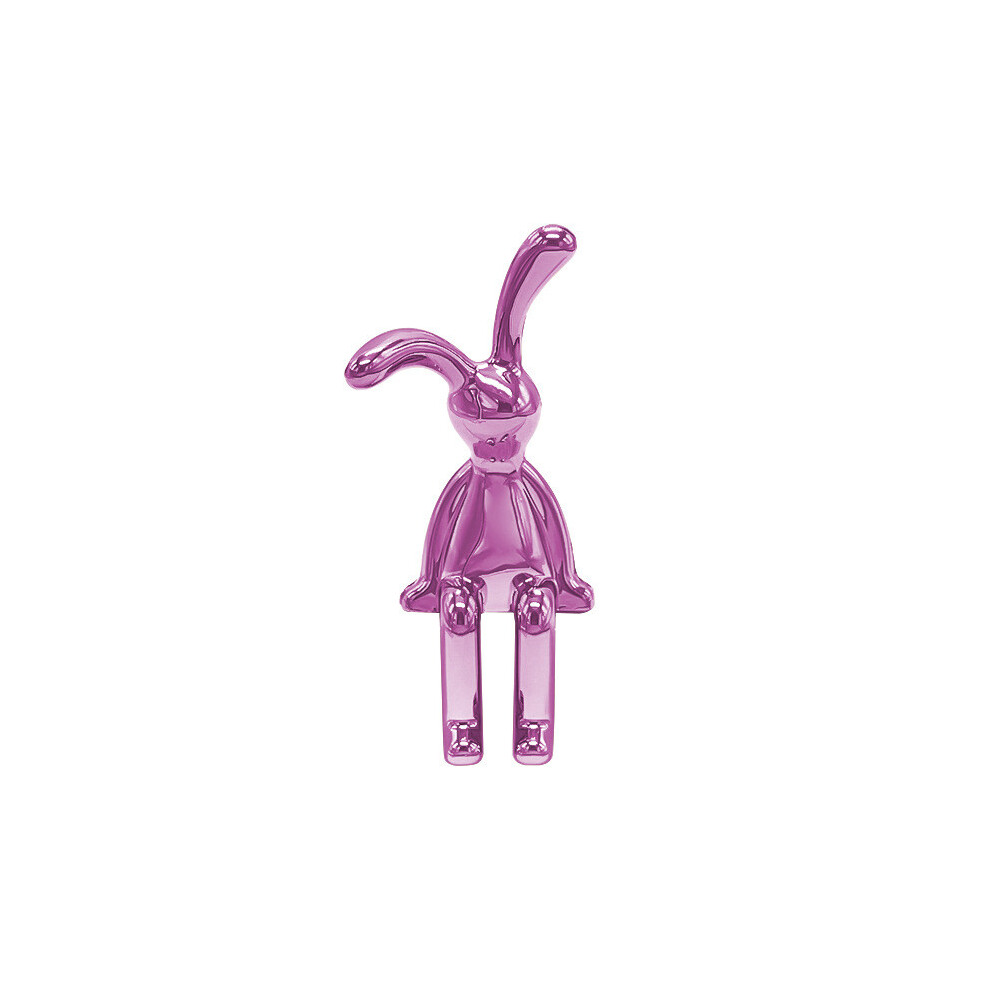 (Rose PurpleFront)Figurine décorative lapin unique et élégante parfaite pour décoration maison et idées cadeaux