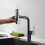 Living And Home Pull-out Sprayer Retractable Kitchen Faucet with 5 Modes 2