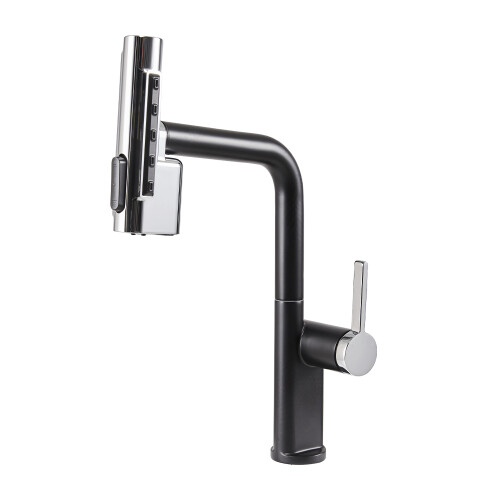Living And Home Pull-out Sprayer Retractable Kitchen Faucet with 5 Modes 2