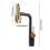 Living And Home Pull-out Sprayer Retractable Kitchen Faucet with 5 Modes 6