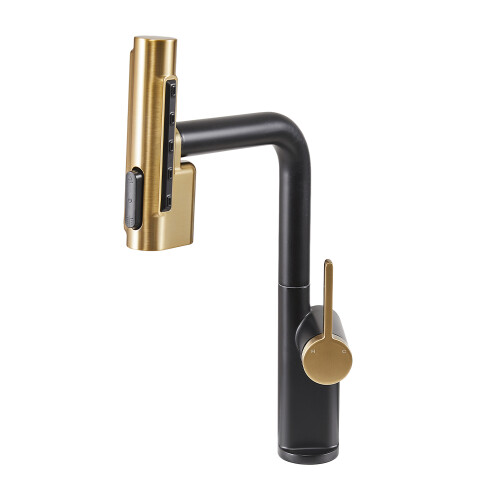 Living And Home Pull-out Sprayer Retractable Kitchen Faucet with 5 Modes 2