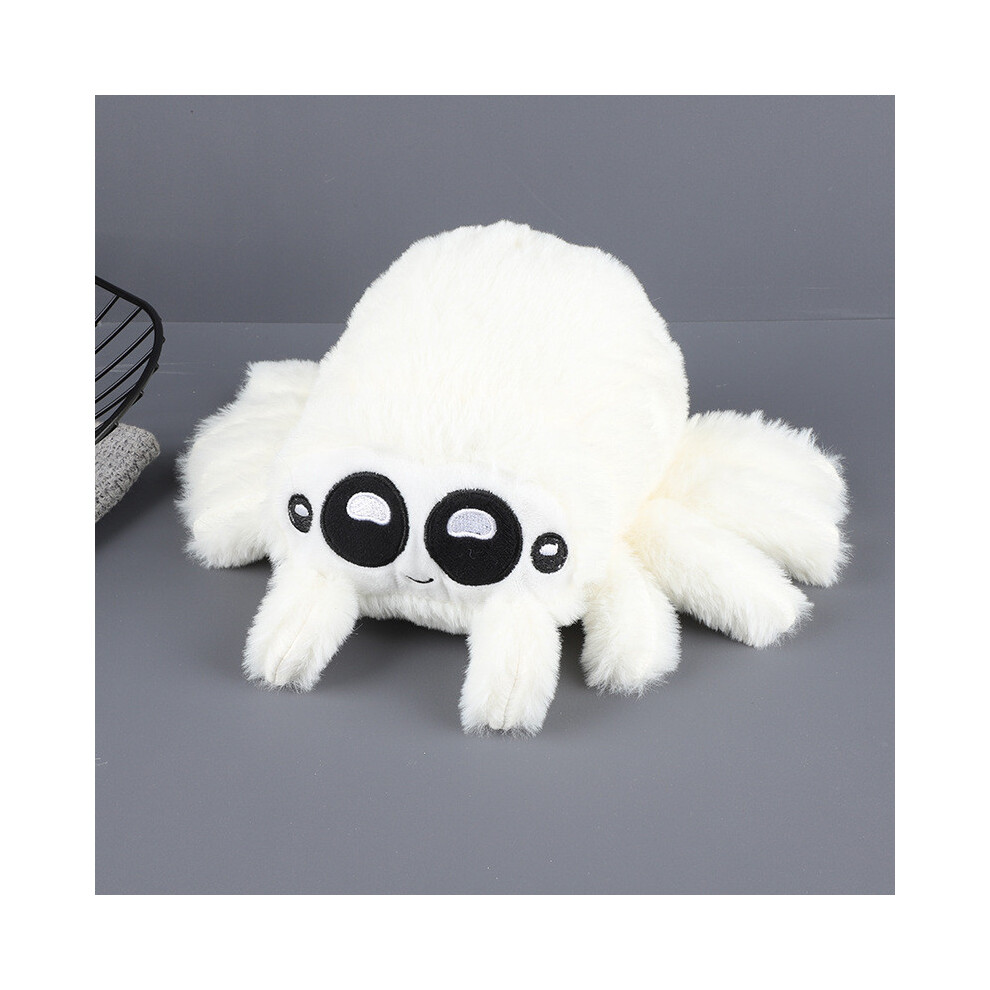 (White)Peluche Lucas l'araignée émulation insecte poupée canapé décoration enfant cadeau