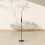 Homcom HOMCOM LED Floor Lamp for Living Room with Magnetic Remote Control, Black 3