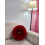 Red Velvet Round Throw Pillow 2