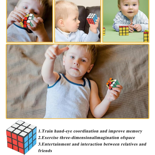 18pcs Rubix cube, rubix cube for kids, mini rubix cube 1
