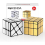 ROXENDA Speed Cube Set, 2 Packs Gold Mirros 1