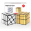 ROXENDA Speed Cube Set, 2 Packs Gold Mirros 3