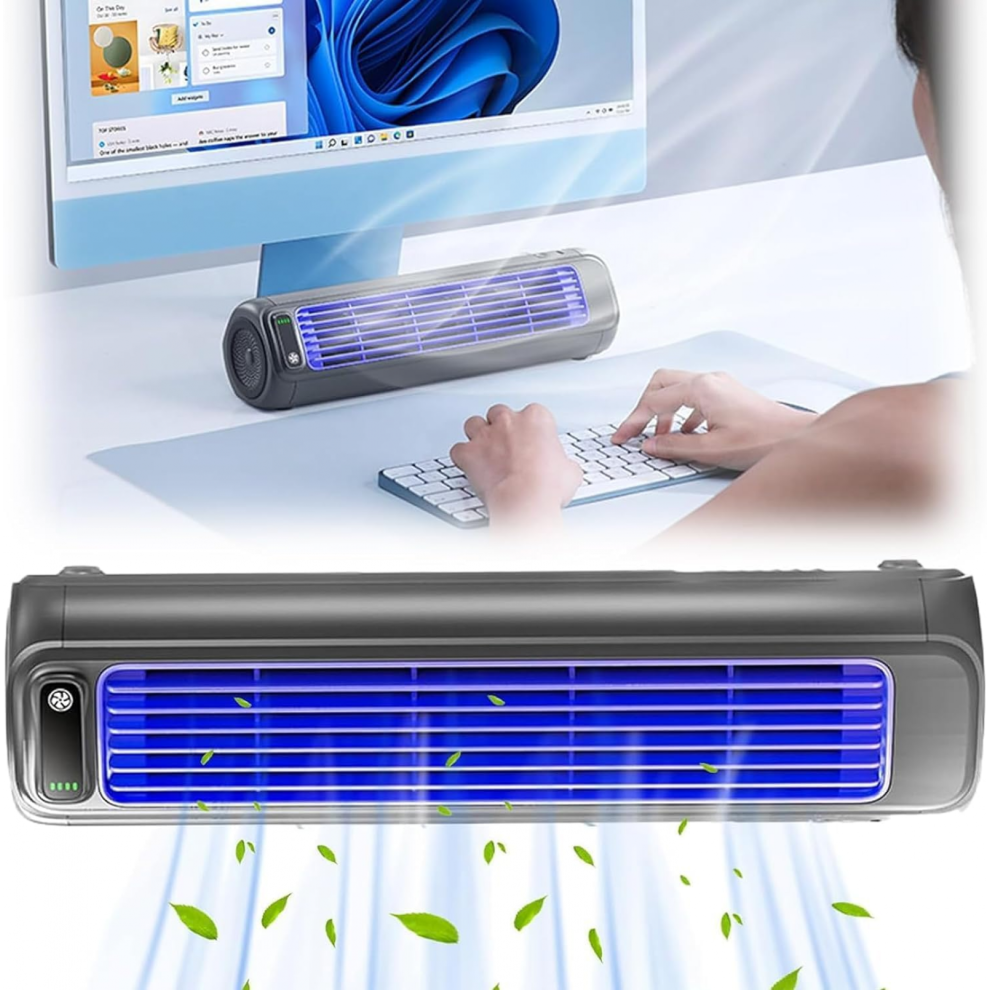 Portable Cooling Ace, Portable Air Conditioner Cooling Fan Quiet with 3 Speeds