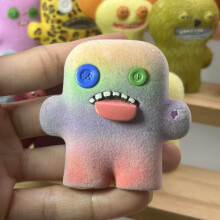 (Rainbow Multi Oogah Boogah Rare) Fuggler Funny Ugly Monster Collectible Mini Figure