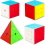 ROXENDA Speed Cube Set, 2 Packs Gold Mirros 1