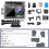 5K 30FPS Action Camera - 48MP, EIS, Dual Screen, WiFi, 32GB, Mount Kit 8