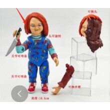 (verpakking per tas-01) Horrorfilmpersonages Chucky Freddy Jason Trick 'R Treat Sam Scary Saw Articulated