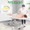 3 Folding Massage Table,Portable,White,Adjustable,Beauty Therapy Bed 7