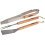 OrionMart BBQ Tools Set with Wooden Handle 1