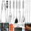 28PCS Stainless Steel BBQ Asccessories Tools 2