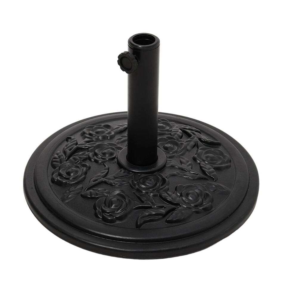 25KG Heavy Duty Rose Embossed Parasol Umbrella Base 38/48mm