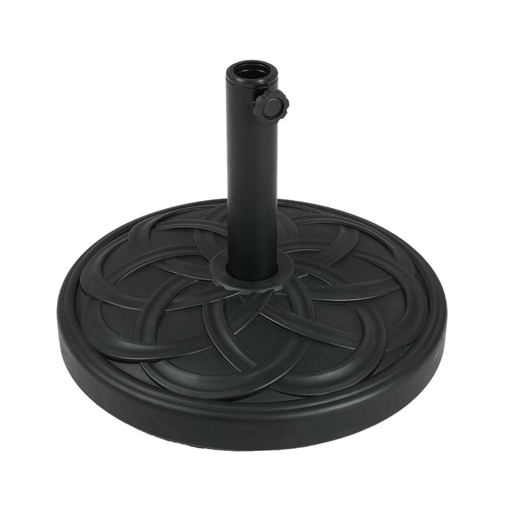 25KG Heavy Duty Spiral Cross Effect Parasol Umbrella Base 38/48mm