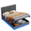 (Grey) PU Leather Upholstered Bed with Hydraulic Storage 9