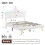 (4ft6 Double) Cream White Upholstered Bed with LED Adjustable Crown Shape Headboard 8