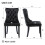 (Black, 6) Upholstered Velvet Dining Chairs 7