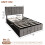 (Grey) 4ft6 Double Upholstered Storage Bed Frame 7
