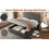 (Grey) 4ft6 Double Upholstered Storage Bed Frame 8