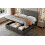 (Grey) 4ft6 Double Upholstered Storage Bed Frame 9