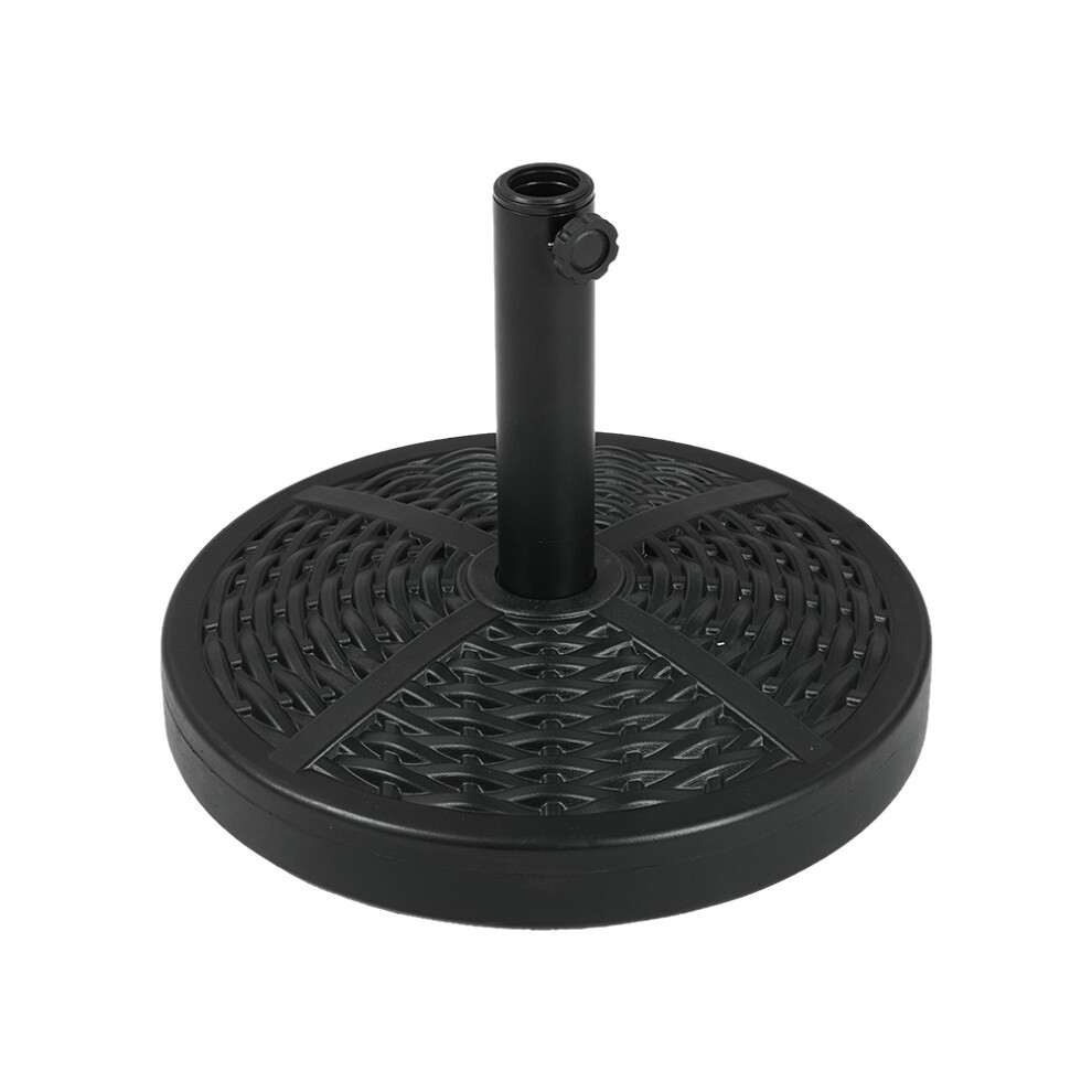 20KG Heavy Duty Weave Effect Parasol Umbrella Base 38/48mm