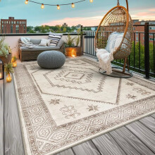 (240 x 320 cm (8 ft. x 10 ft. 6 in)-Indoor Outdoor Rugs., RADIANT) Non Slip Traditional Rugs Extra Large Living Room Bedroom Carpets Indoor Outdoor Modern Area Rugs