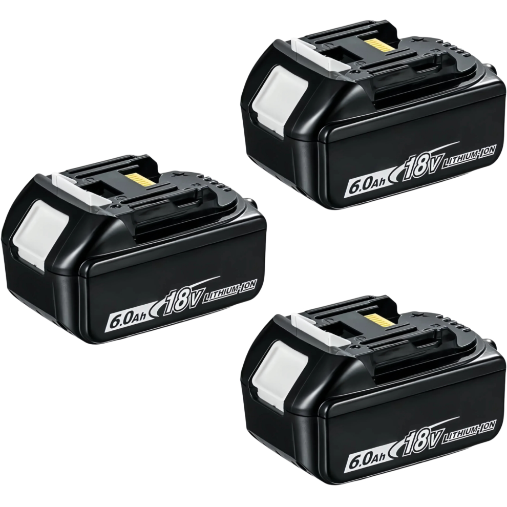 3 Pack For Makita BL1860 18V 6.0Ah Lithium-ion Battery